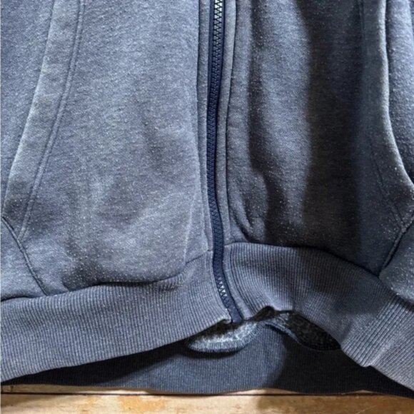 Puma SE Way 1 classic navy hooded jacket size men's large - Picture 3 of 4